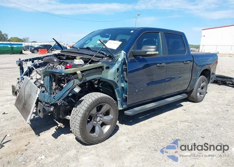 2020 Ram 1500 Big Horn 4X4 5'7 Box из США, поврежденный, VIN 1C6SRFFT3LN383255